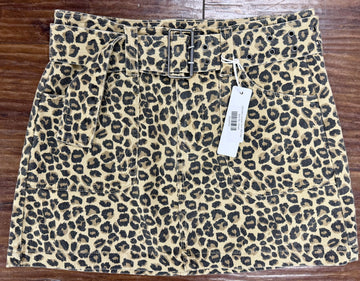 Adorable Leopard Skirt With Belt