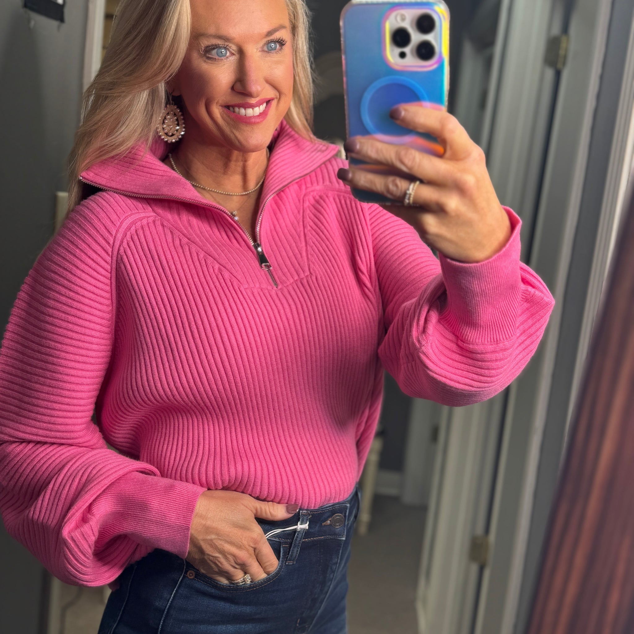Pretty In Pink Sweater