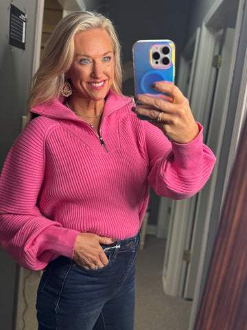 Pretty In Pink Sweater
