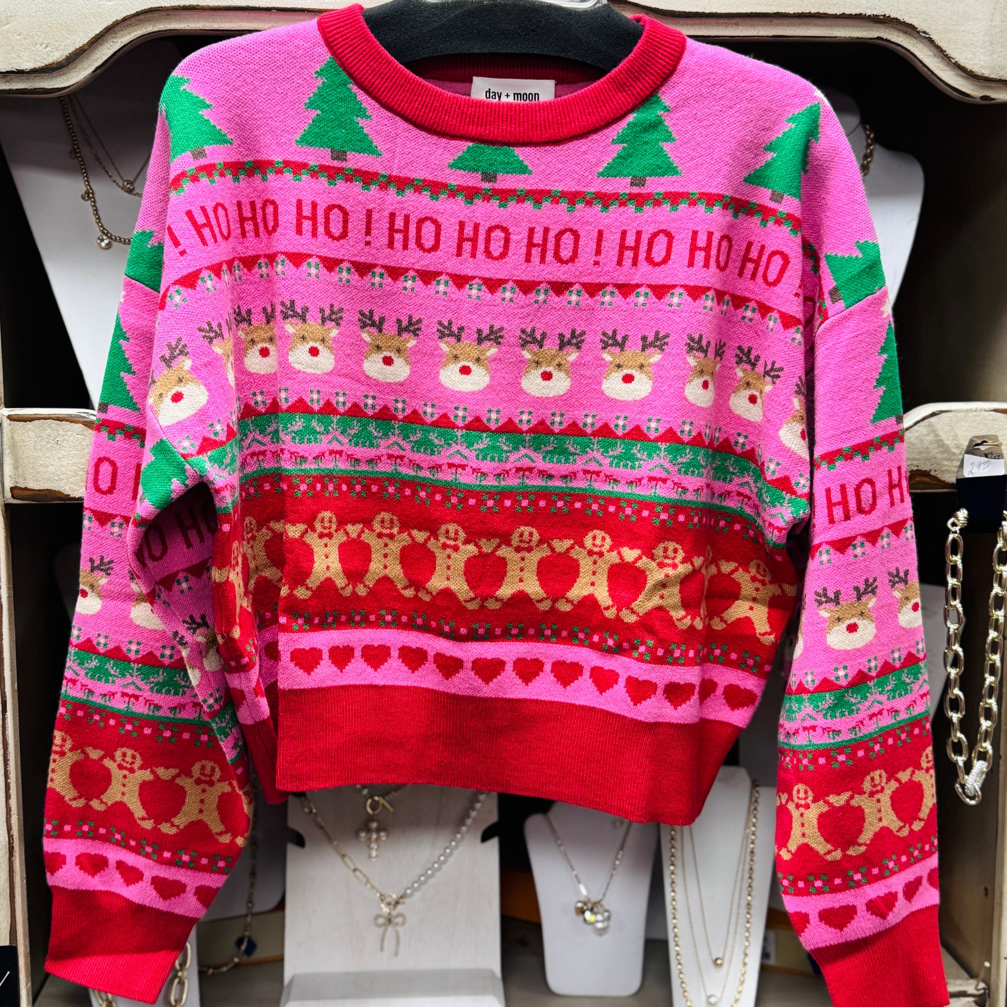 Charming Christmas Patterned Sweater