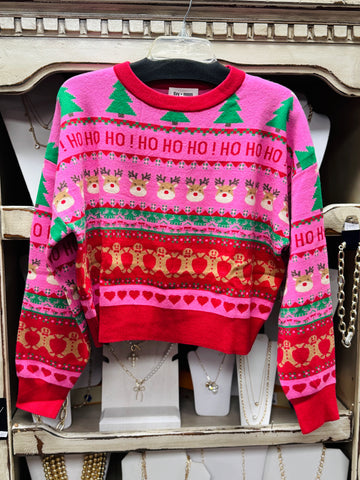 Charming Christmas Patterned Sweater