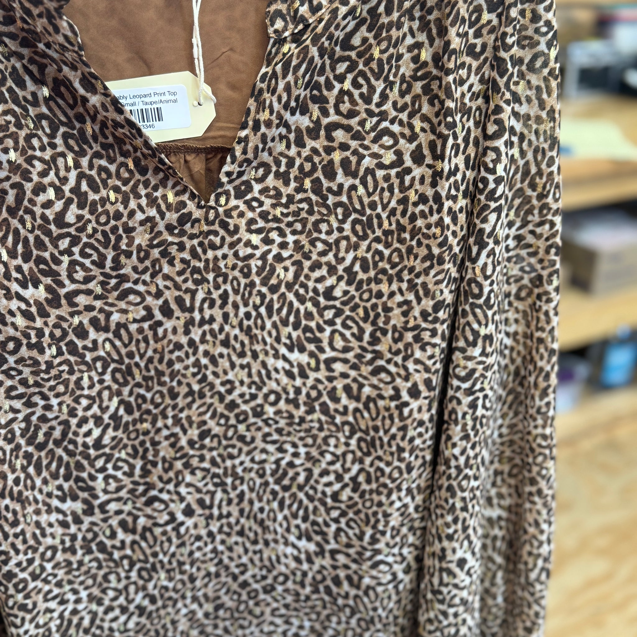 Fashionably Leopard Print Top
