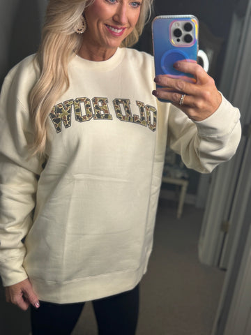 Old Row Camo Crewneck