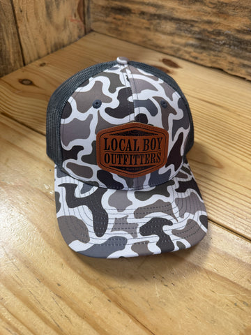 Topo Leather Trucker Hat