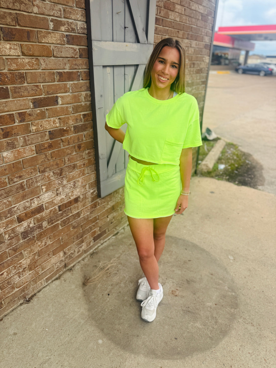 Nora Crop Top and Skort Set