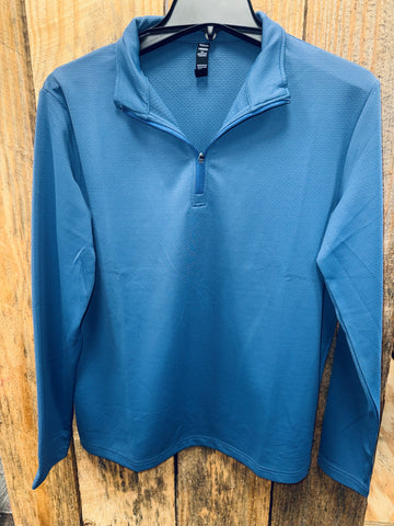Men's Blue 1/4 Zip Pullover