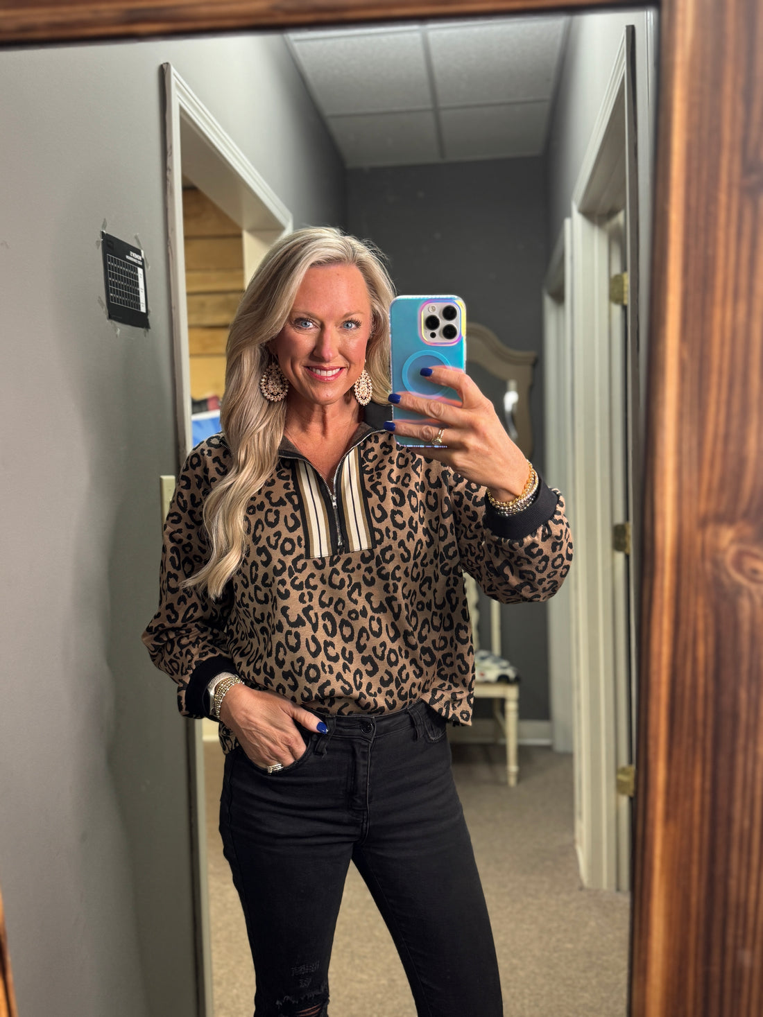 Trendy Leopard Top