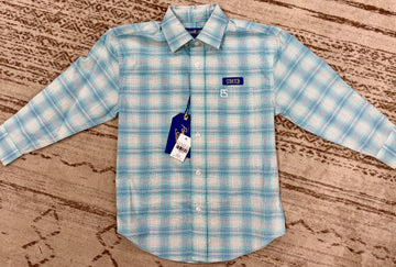 Boy's L/S Plaid Button Down Shirt