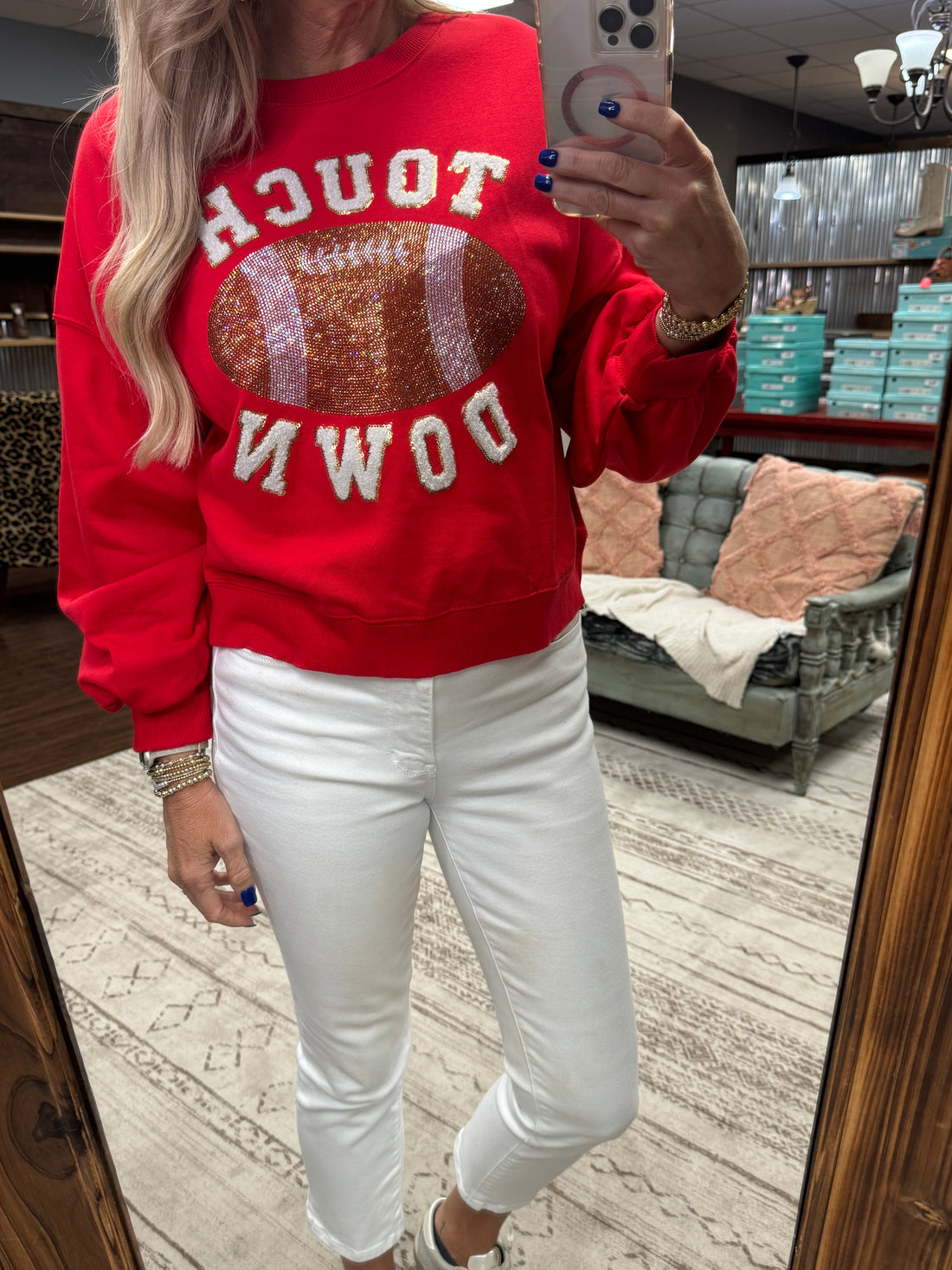 Touch Down Football Sweatshirt