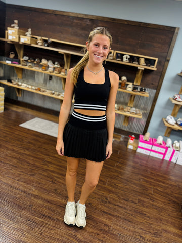 Adorable Striped Activewear Set