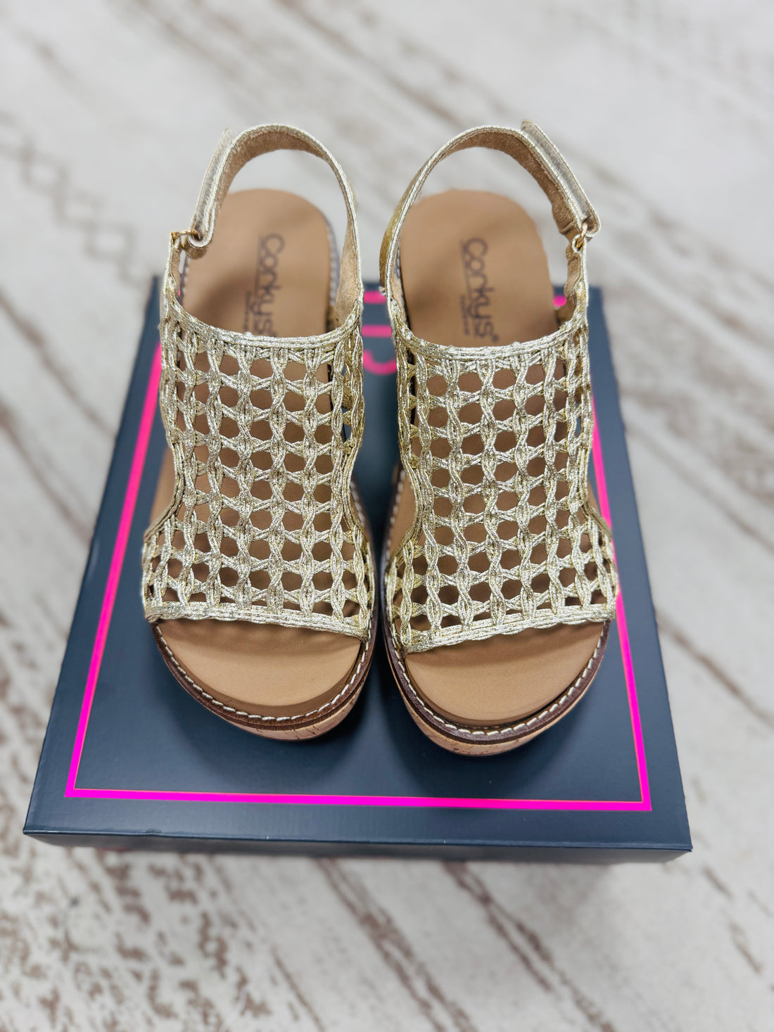 Corky's | Carley | Gold Woven Sandal