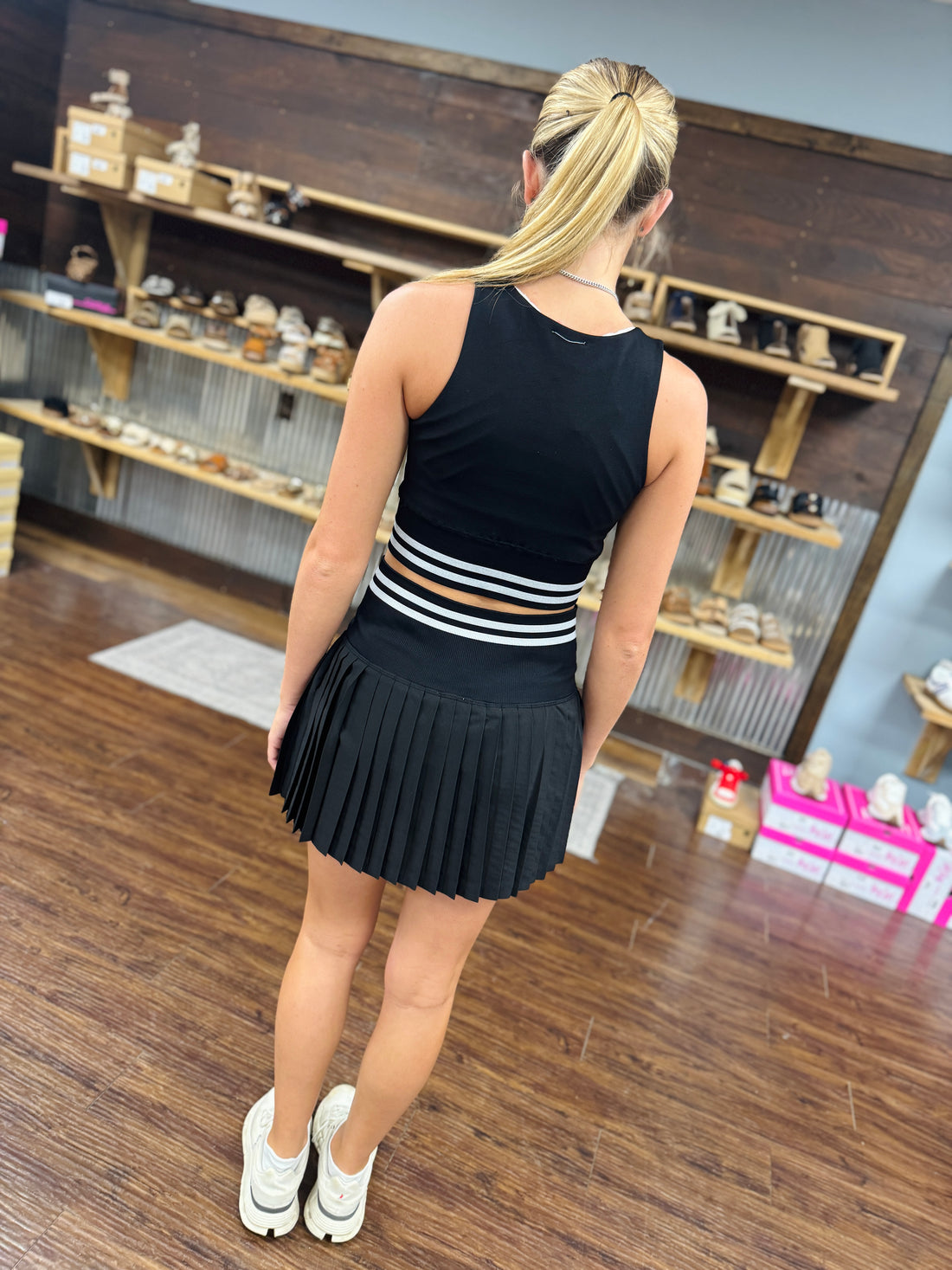 Adorable Striped Activewear Set