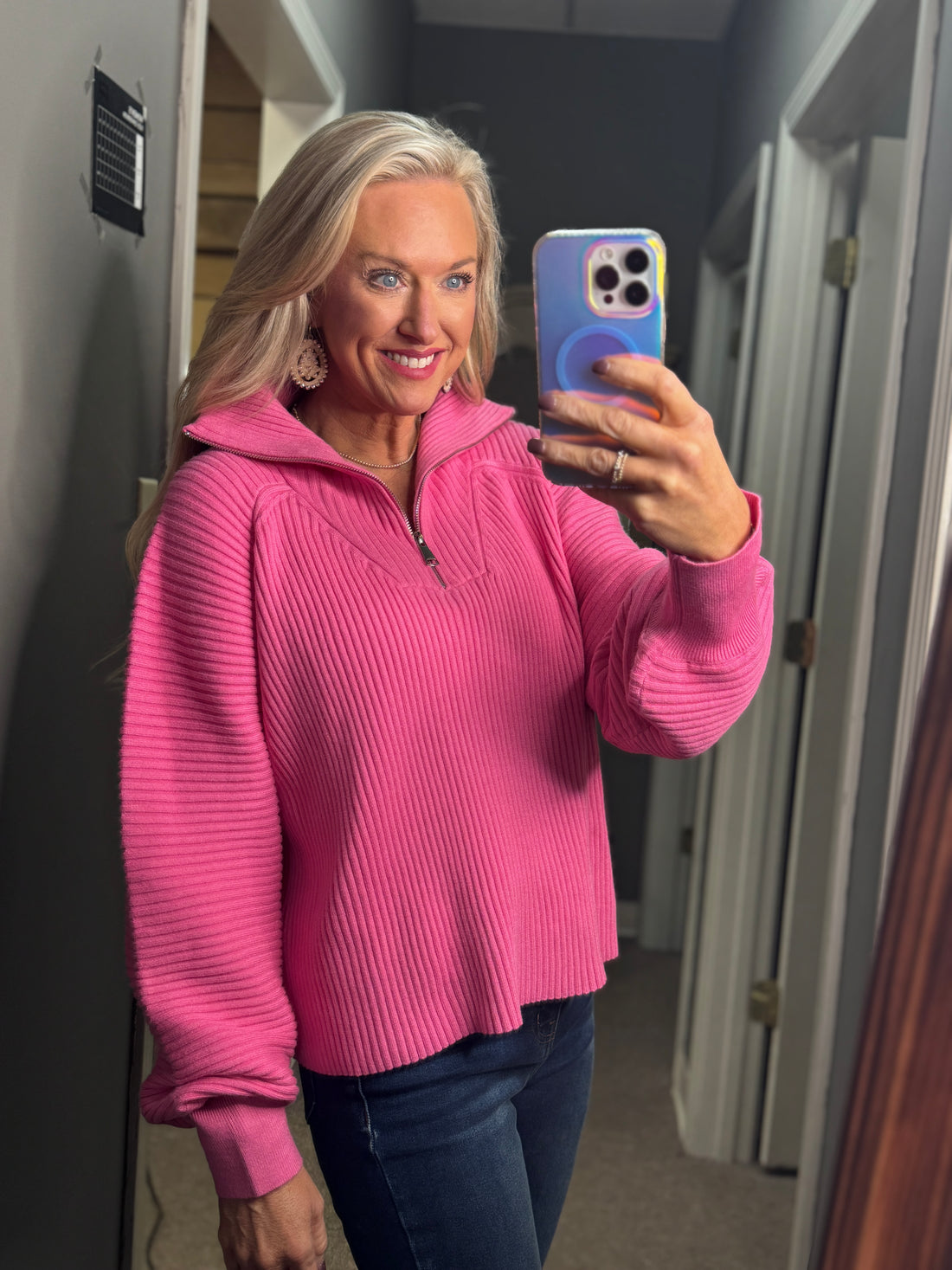 Pretty In Pink Sweater