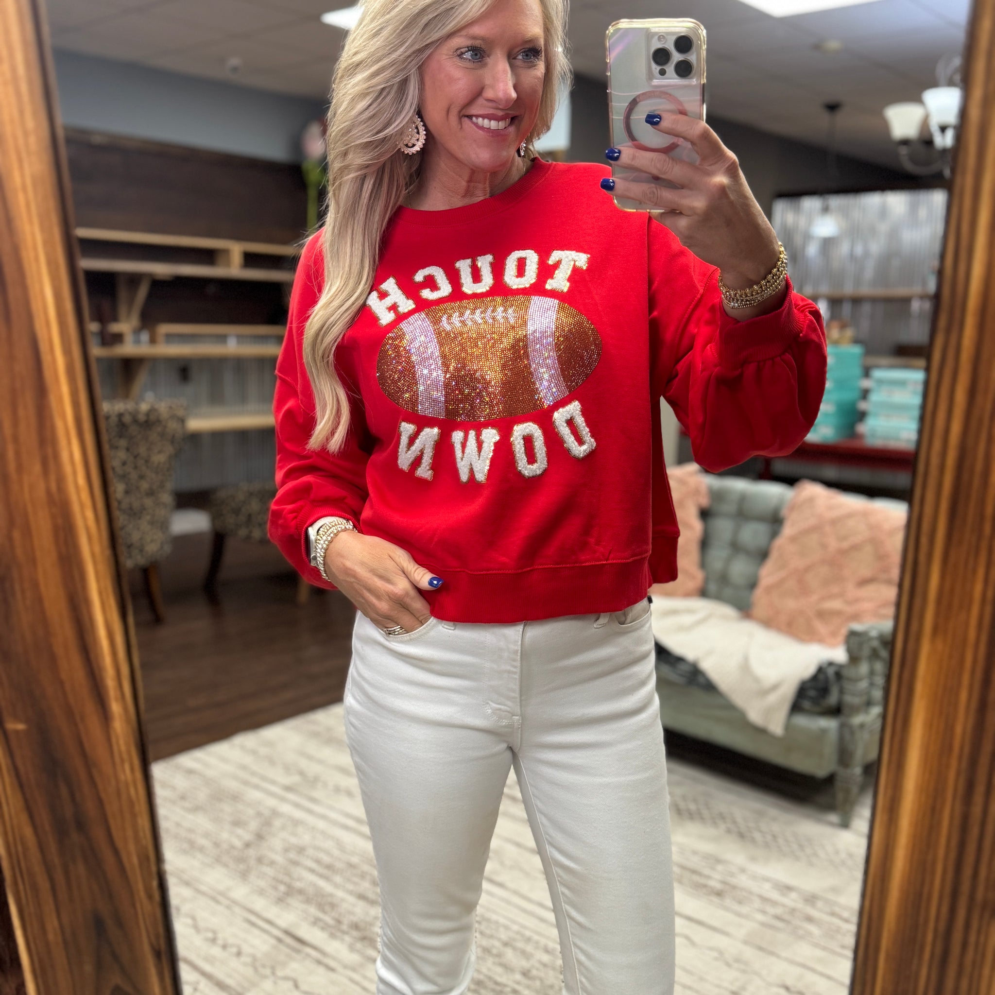 Touch Down Football Sweatshirt