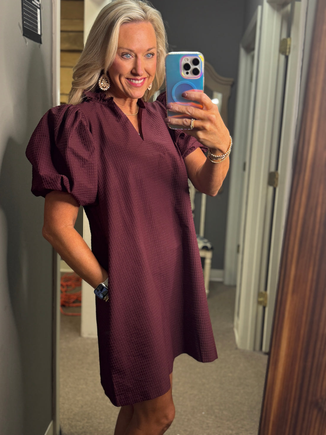 Fun and Flirty Textured Dress