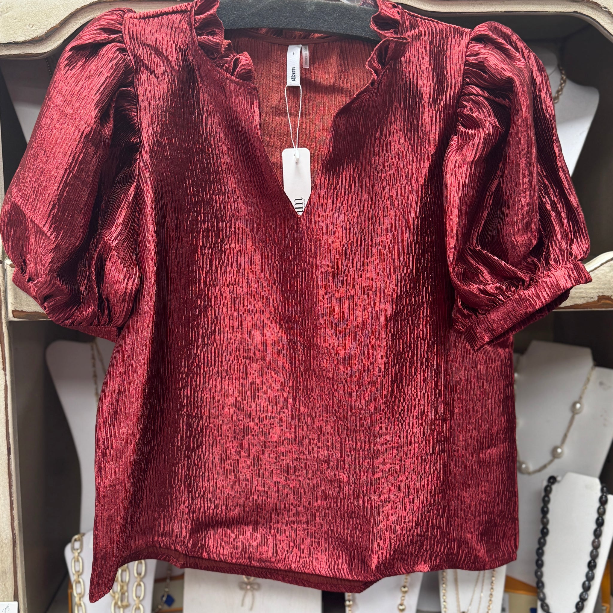 Romantic Shimmering Top