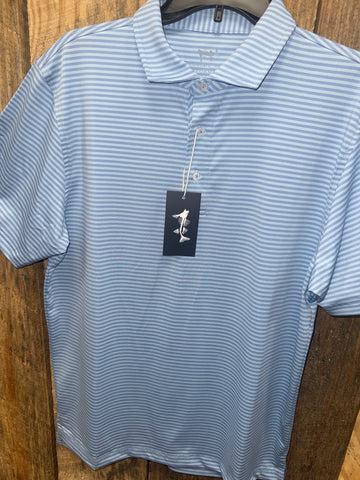 Coastal Cotton Tidal Wave Stripe Polo