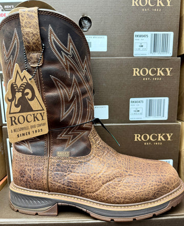 Rocky MEN BRN 11" WORK #RKW0475