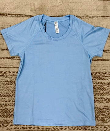 Performance Short Sleeve Shirt | Light Blue
