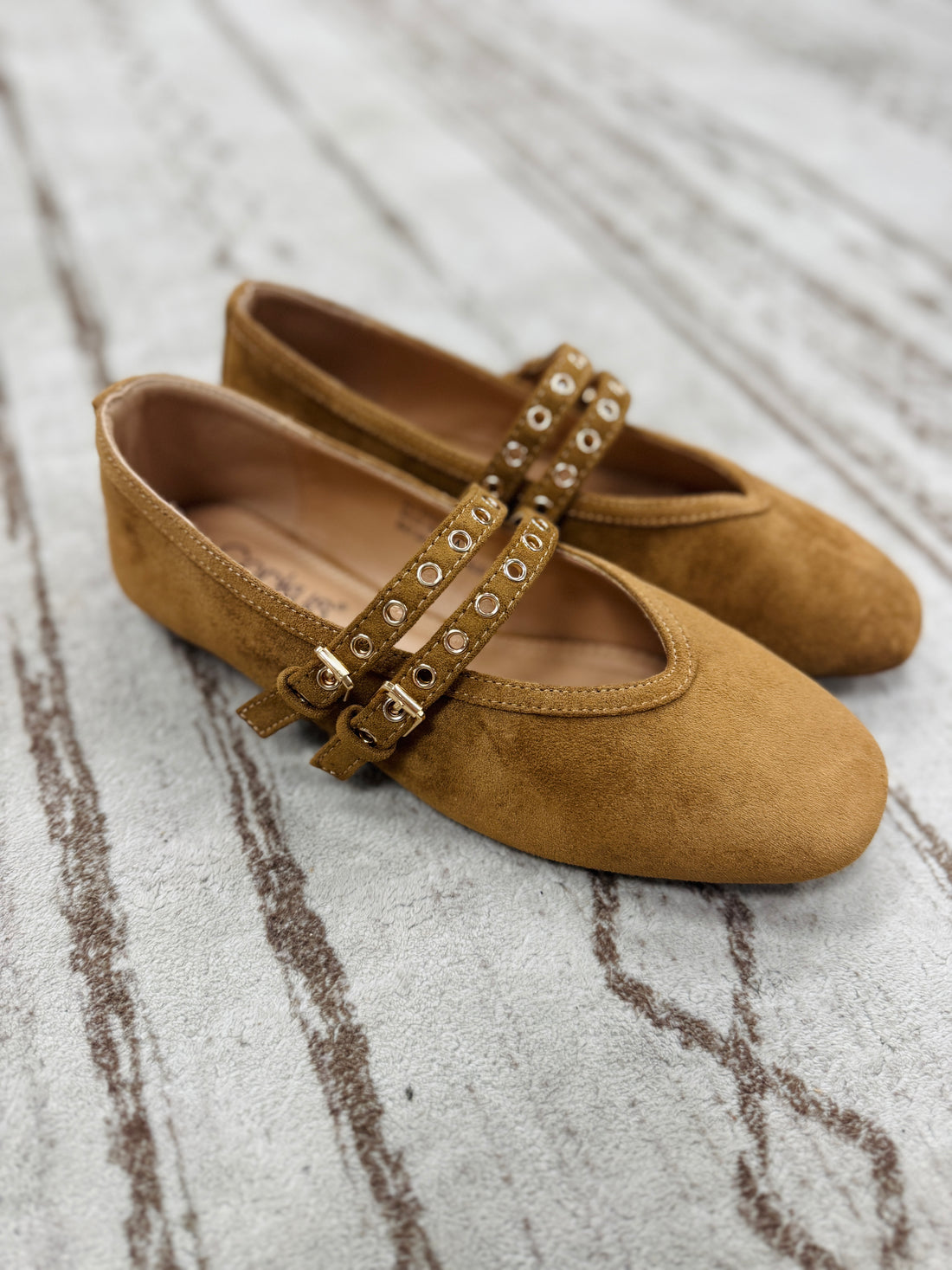 Corky's All Eyes On Me Suede Flat