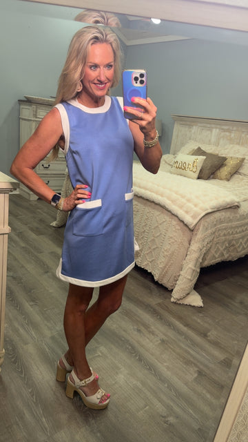 The Polished Chambray Dress