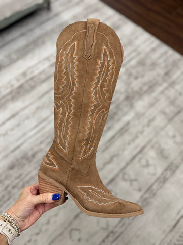 Tess - Samara Stitch Western Tall Boots