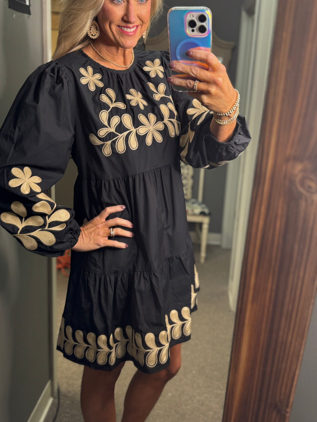 Babydoll Embroidery Dress