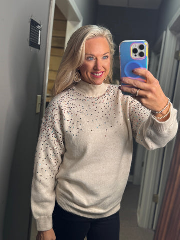 Multi Sequin Detailed Top