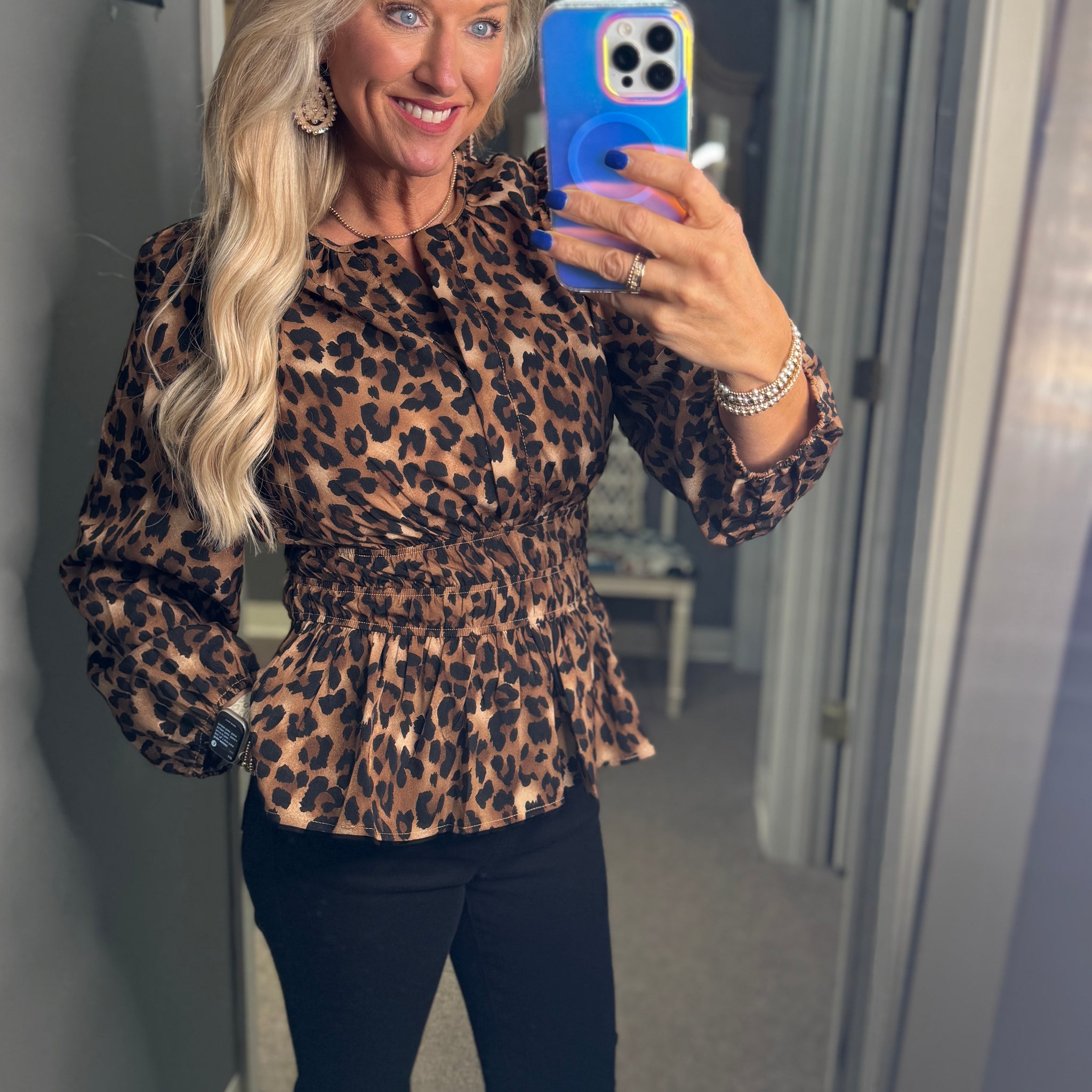 The Fierce Leopard Top