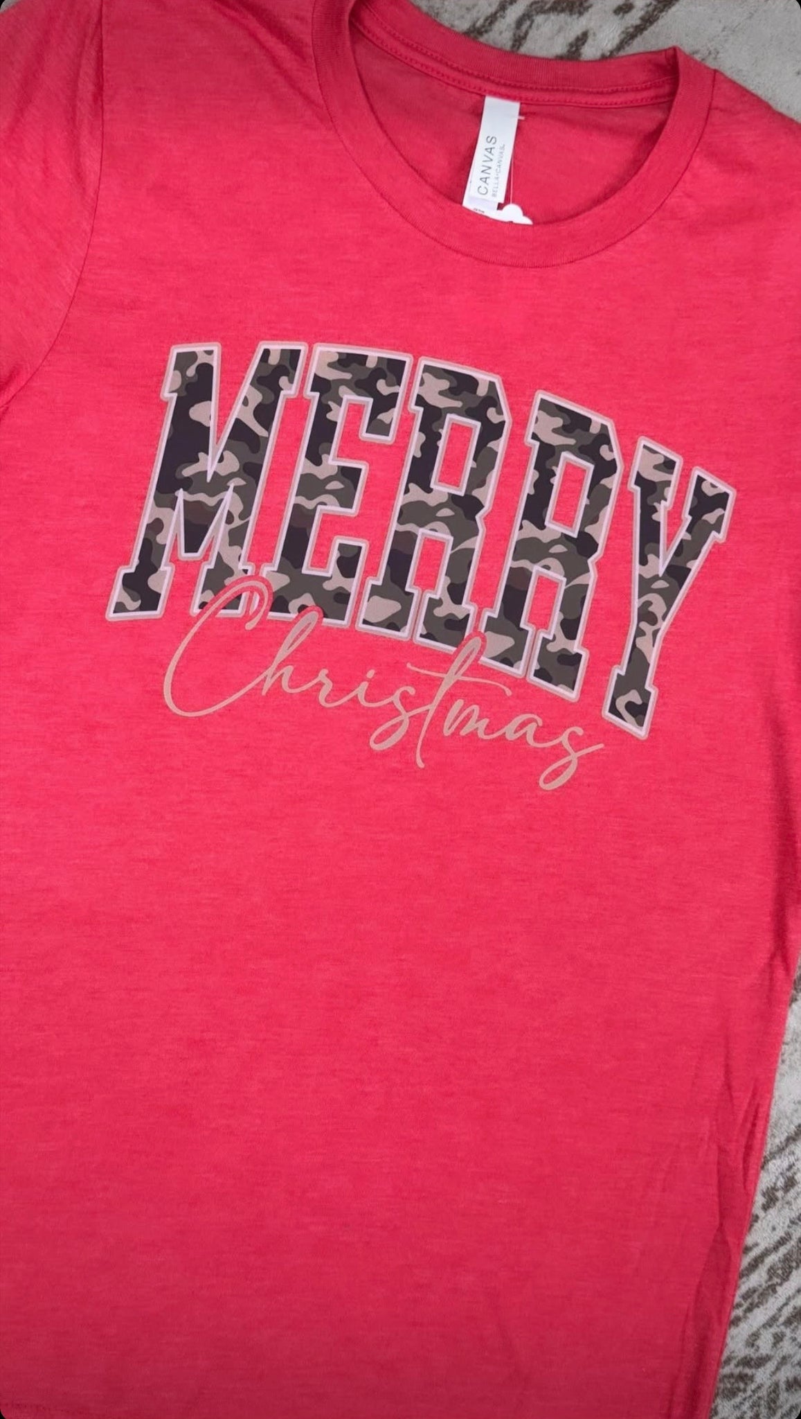 Merry Christmas Camo Tee