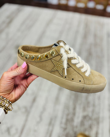 ShuShop Pia Sneaker  - Camel Suede