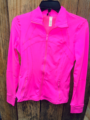 Women's Pink Full Zip Jacket