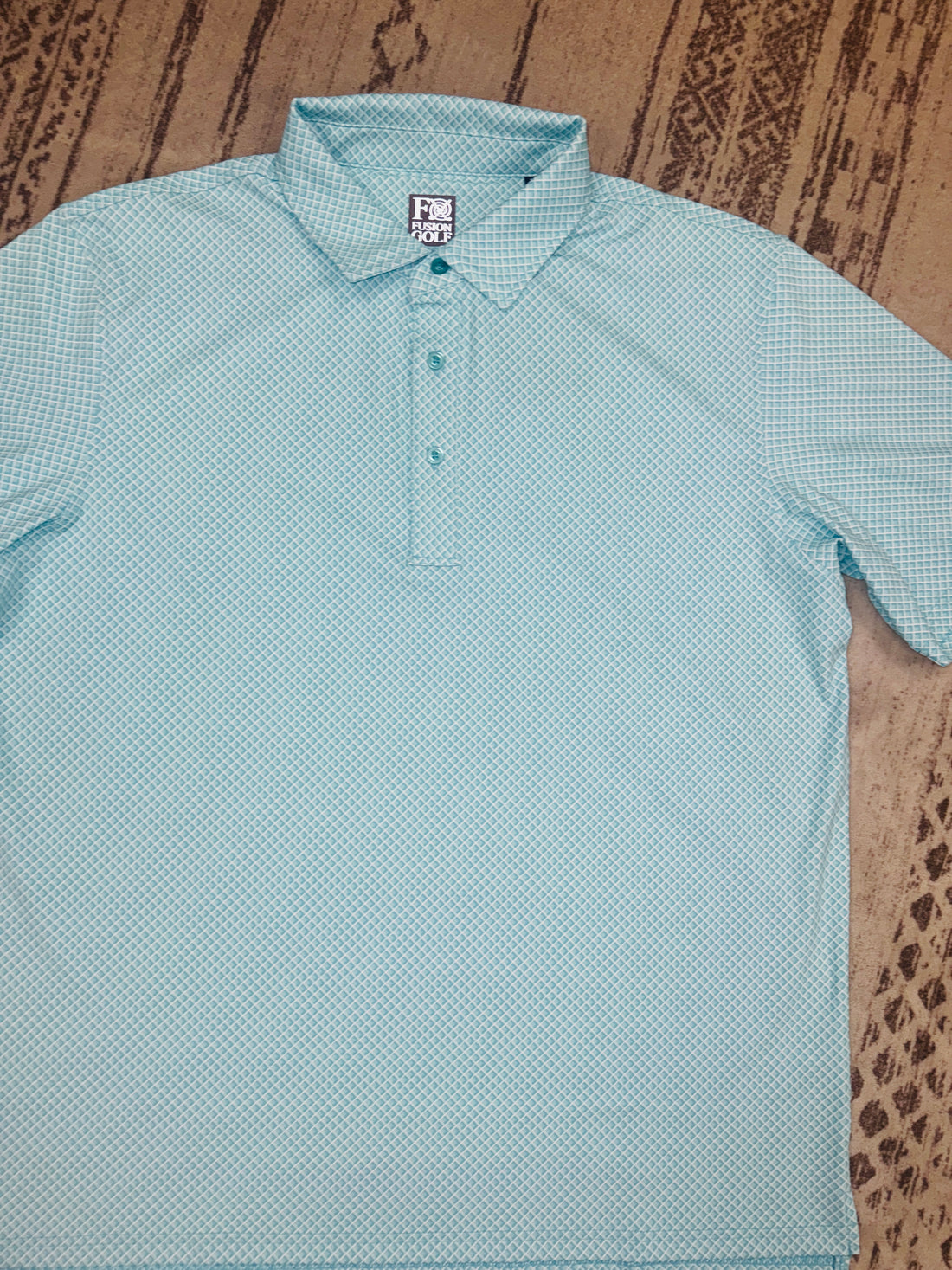 Shady Pane Print Polo