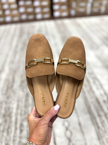 "Eleanor" Suede Toe Slip-On Shoe