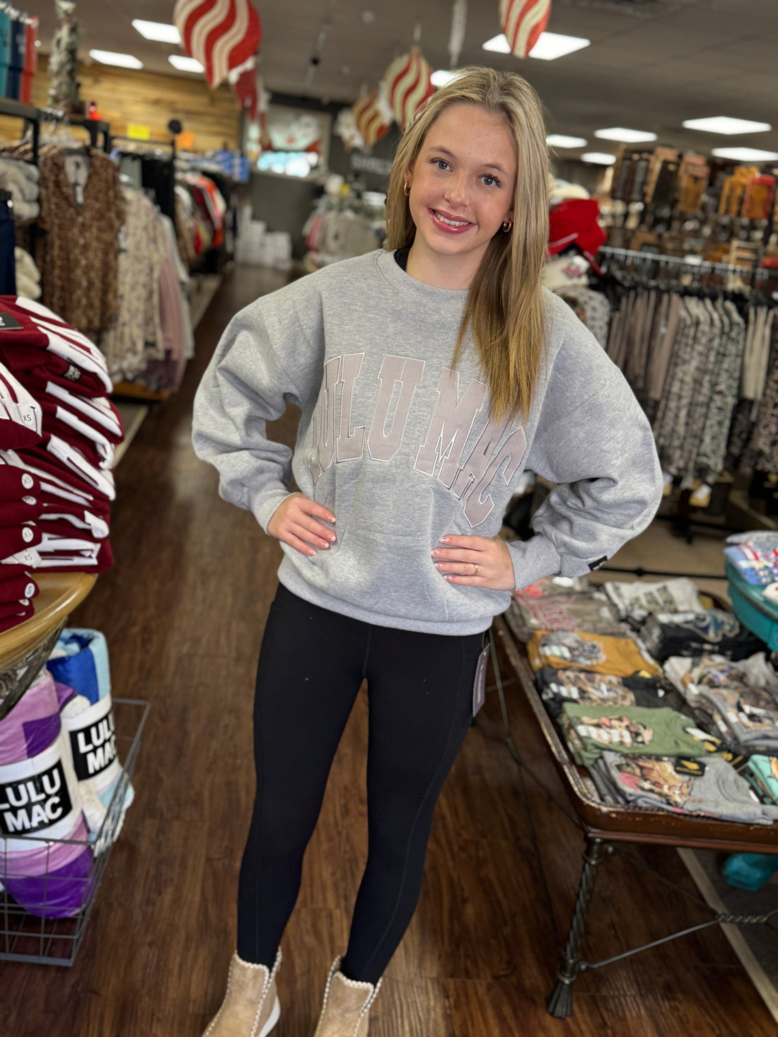 LuLu Mac Sweatshirt | Grey/Grey