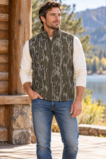 Duck Down Vest - Mossy Oak Bottomland