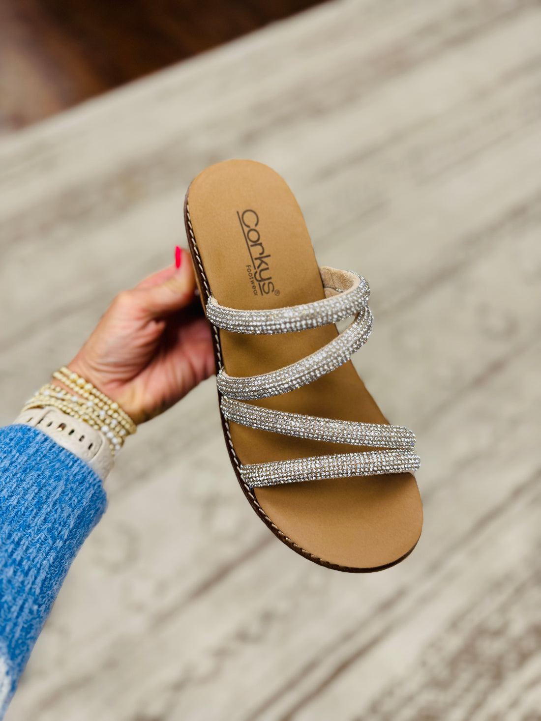 Corky's | Summer Glow | Rhinestone Wedge