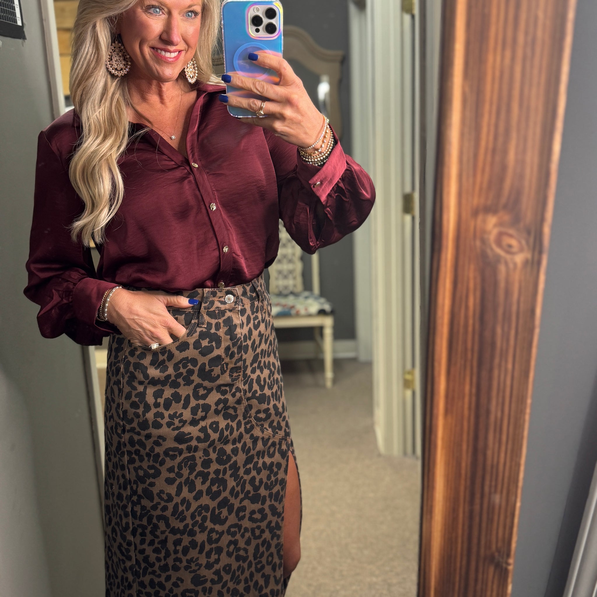 The Classic Silk Button Down