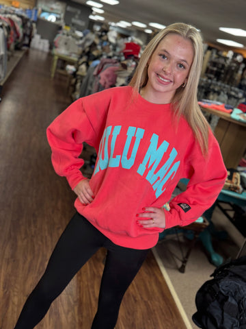 Lulu Mac Sweatshirt | Coral/Mint