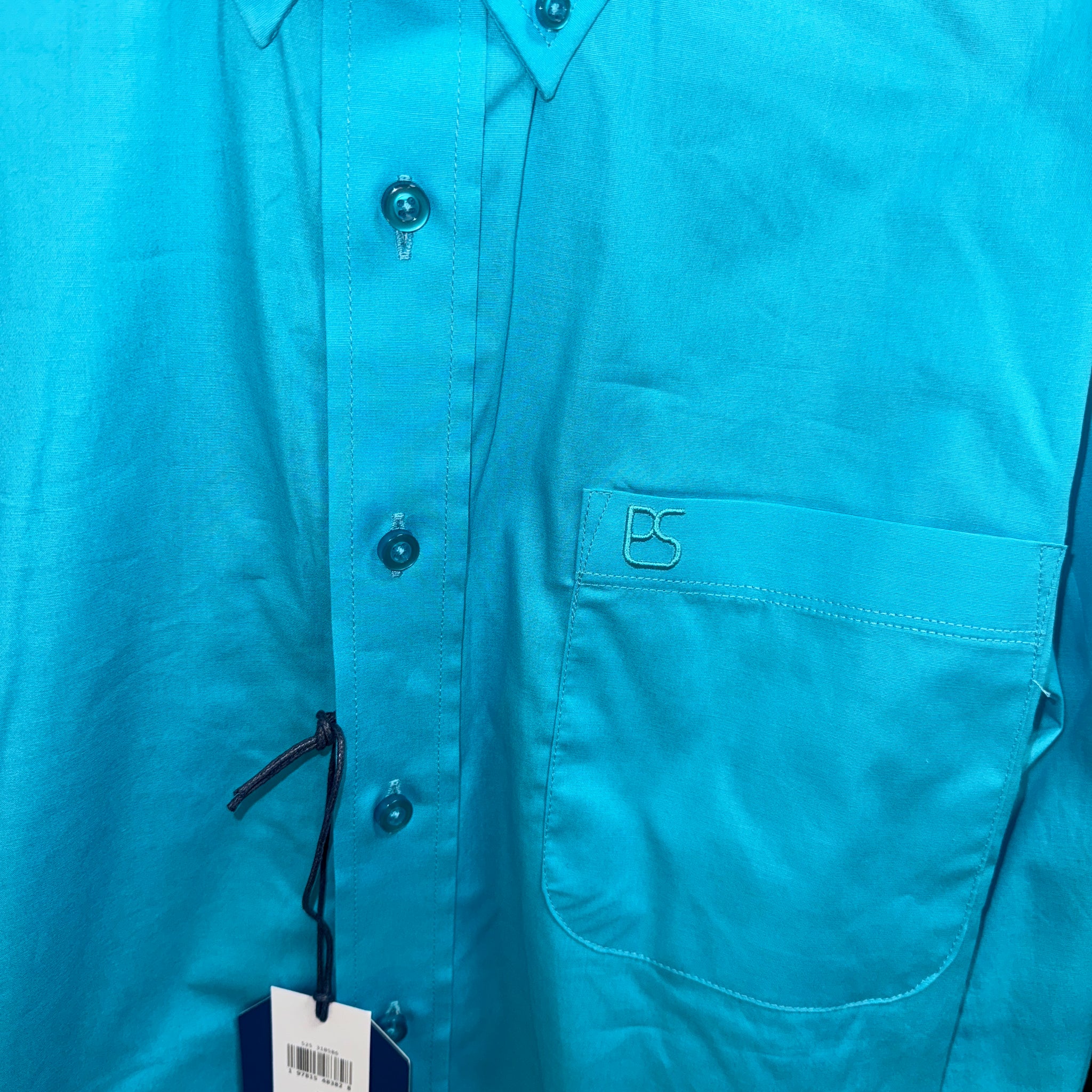 Men's L/S Solid Button Down Shirt