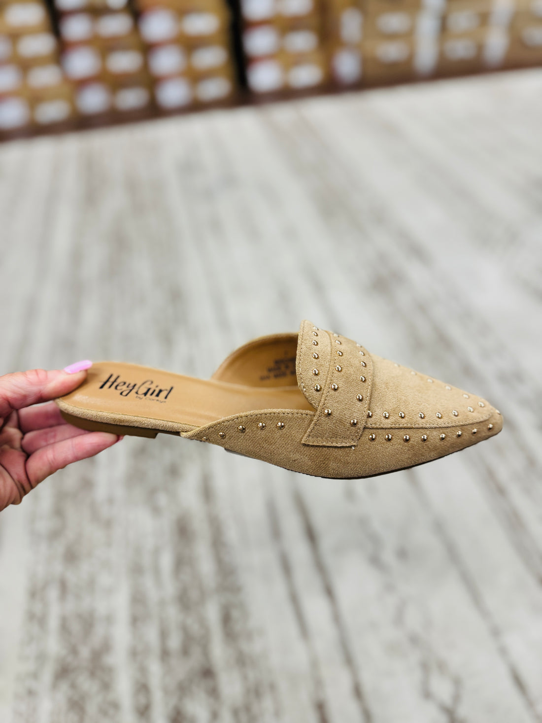 Corky's Mischief Camel Suede Slip-On Shoe