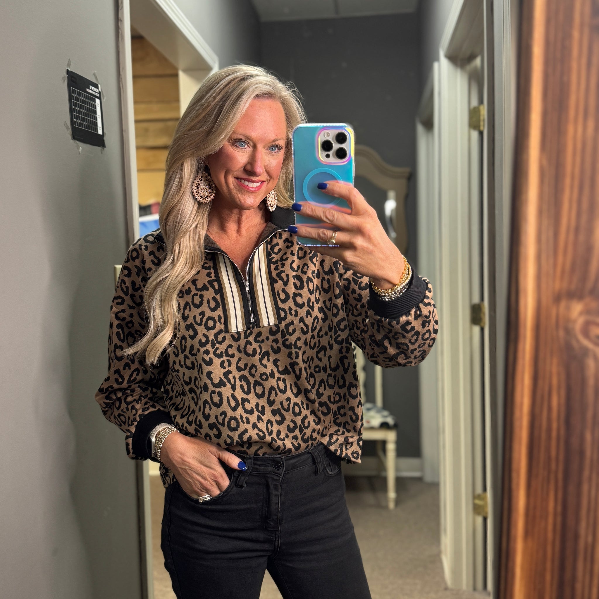 Trendy Leopard Top