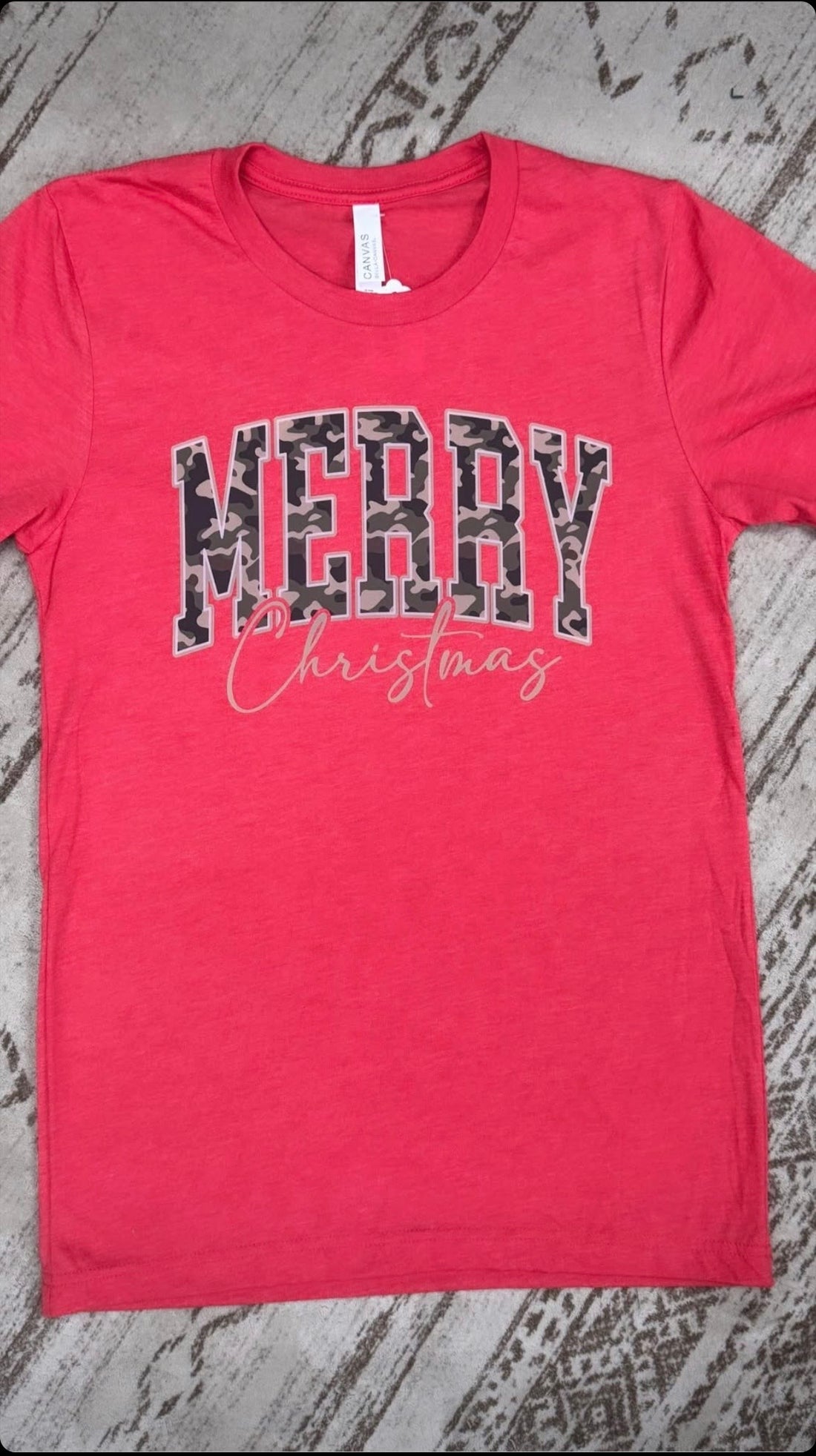 Merry Christmas Camo Tee