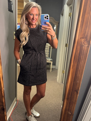Wild Elegance Leopard Print Dress