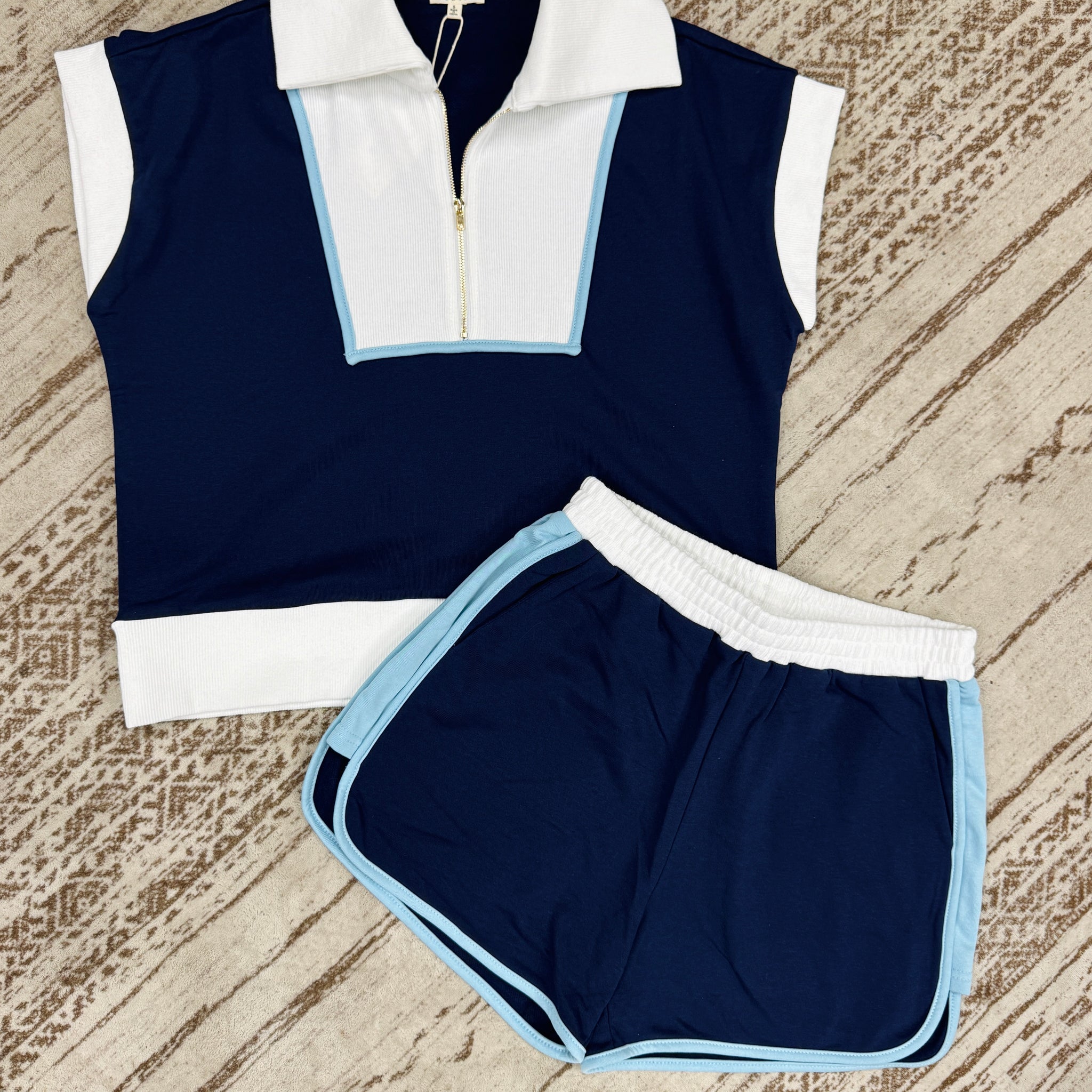 Color Block Casual Sets