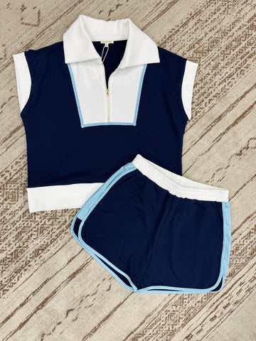 Color Block Casual Sets
