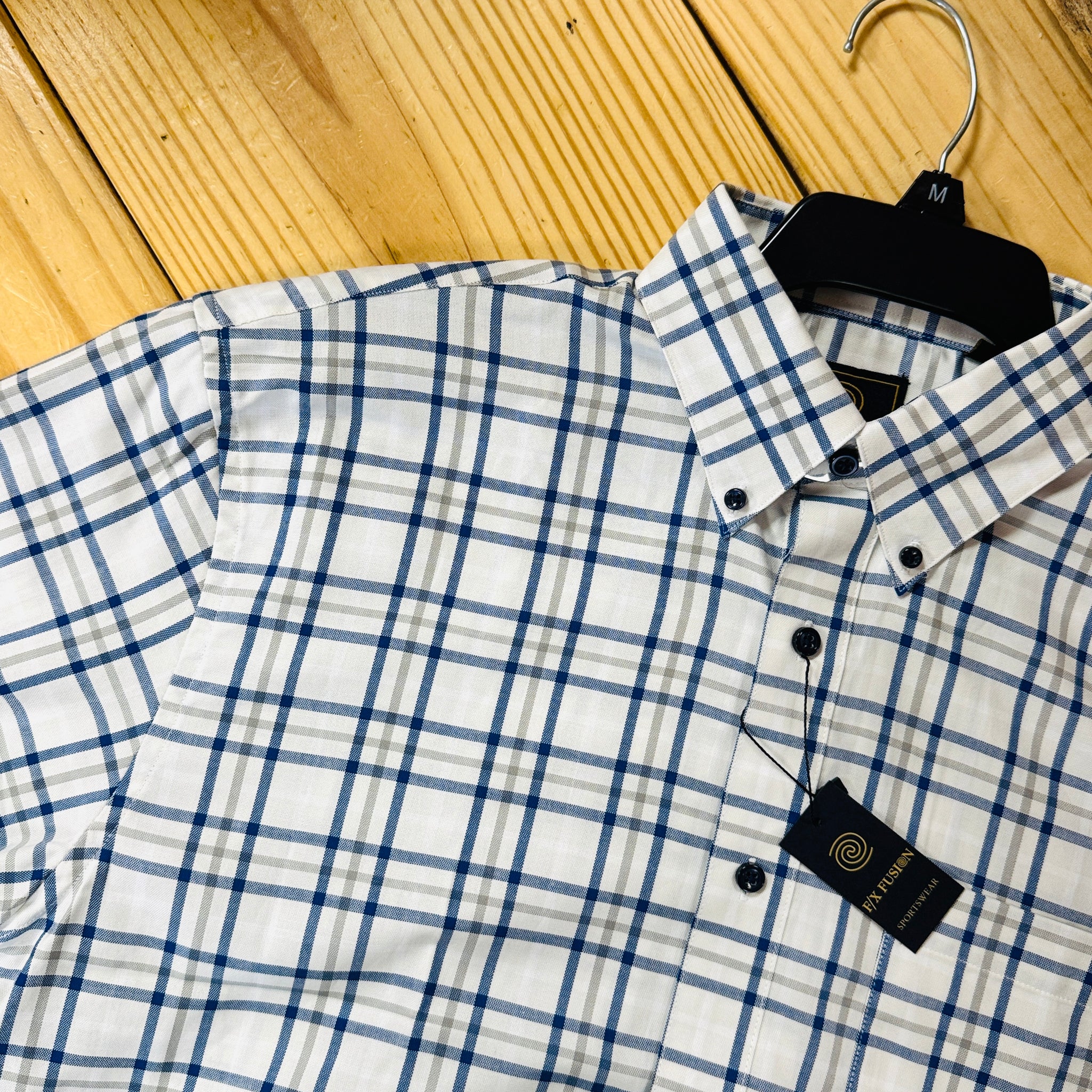 Men's L/S Fashion Plaid Shirt