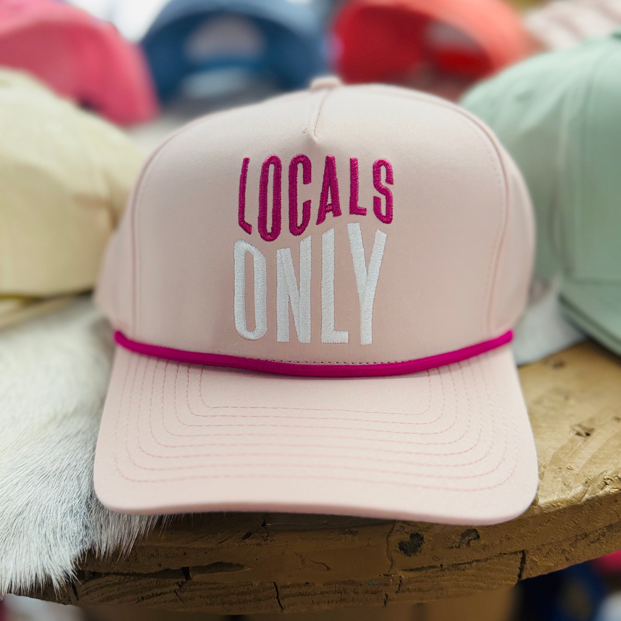 Local Girl Beach Waves Rope Hat