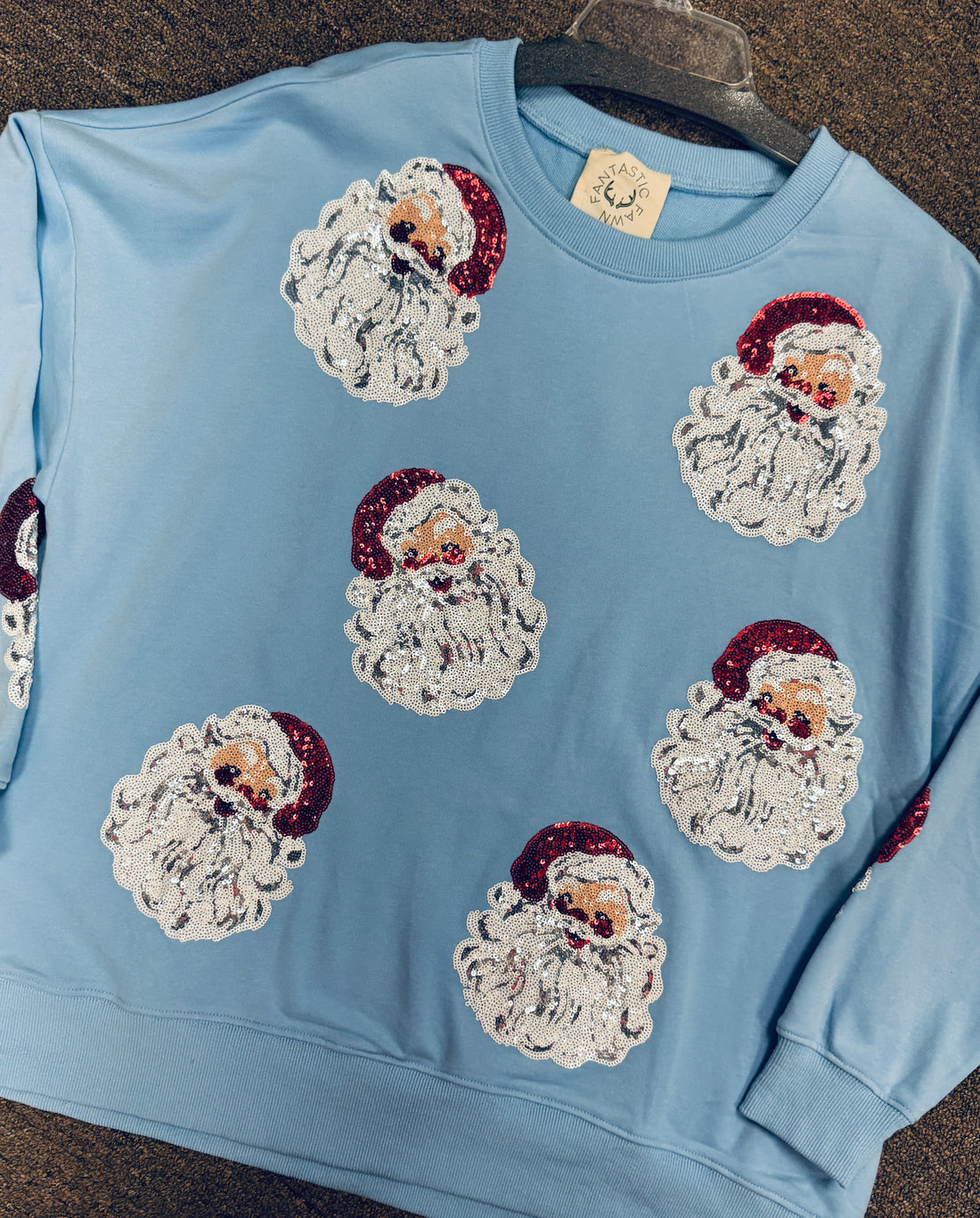 Santa Sequins Sweatshirt