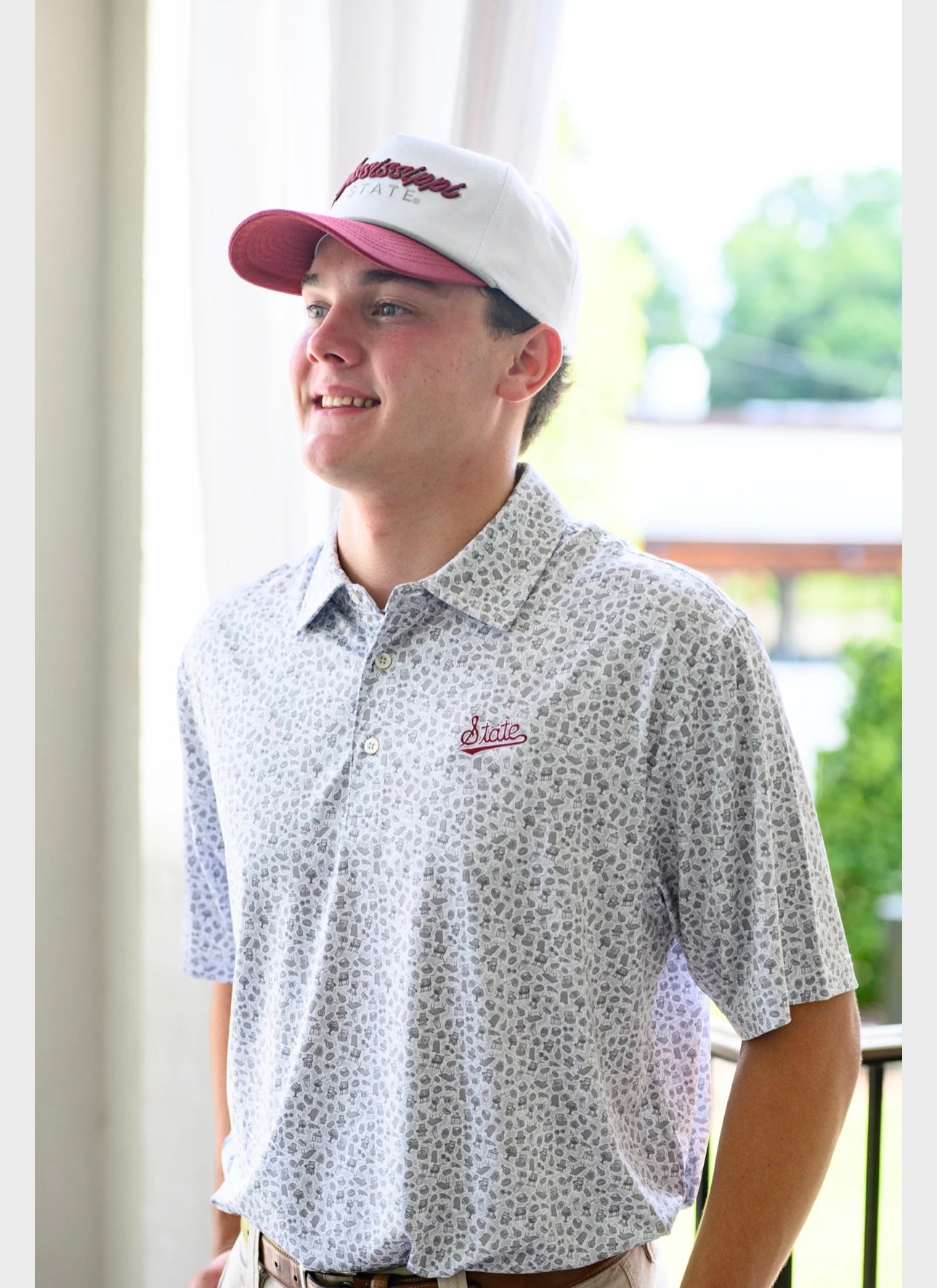 Script State Tailgate Polo